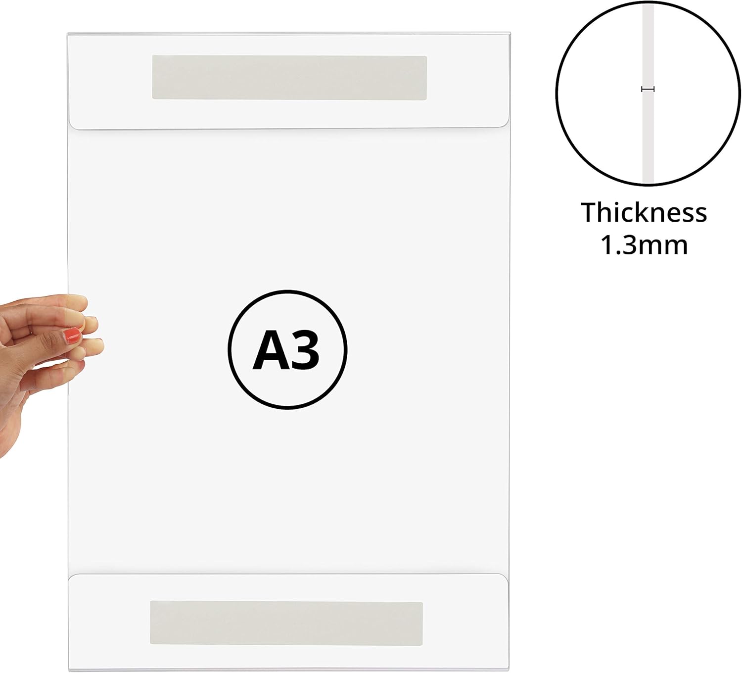Kurtzy Cornici Adesive da Parete A3 (6pz) - immagine 2