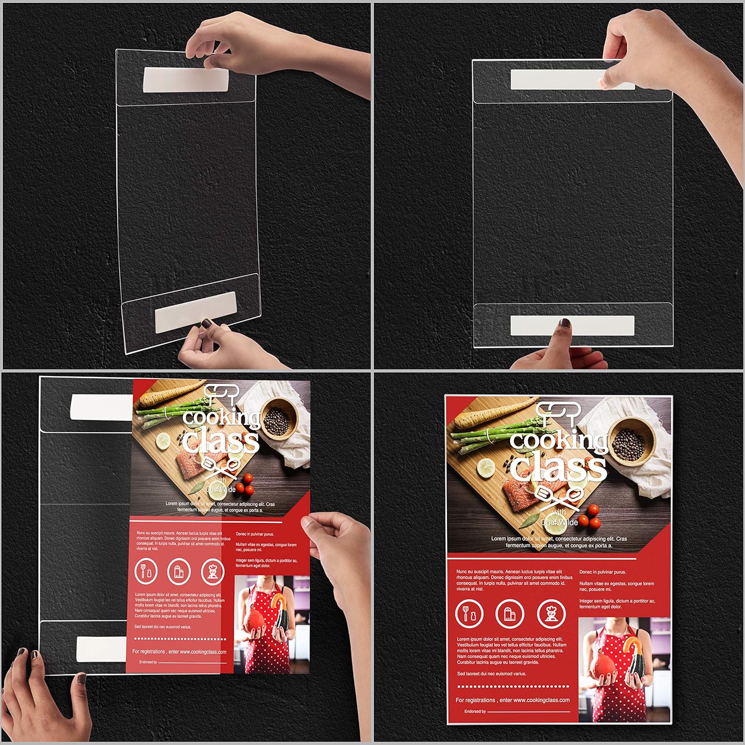 Kurtzy Cornici Adesive da Parete A3 (6pz) - immagine 4