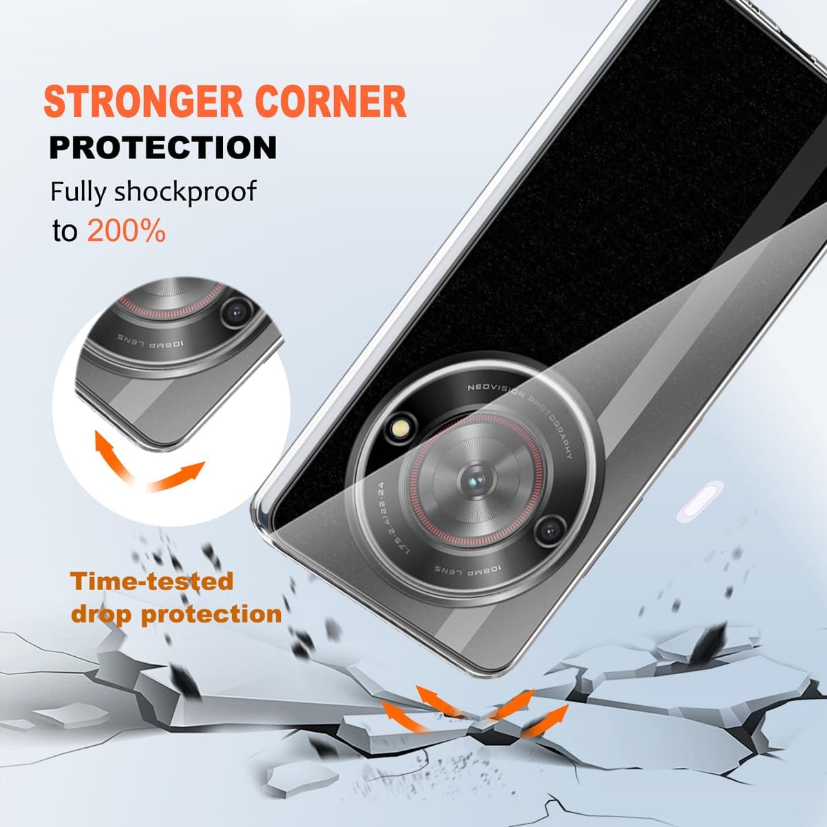 Lyjerry Cover Antiurto per ZTE Blade A75 5G - immagine 2