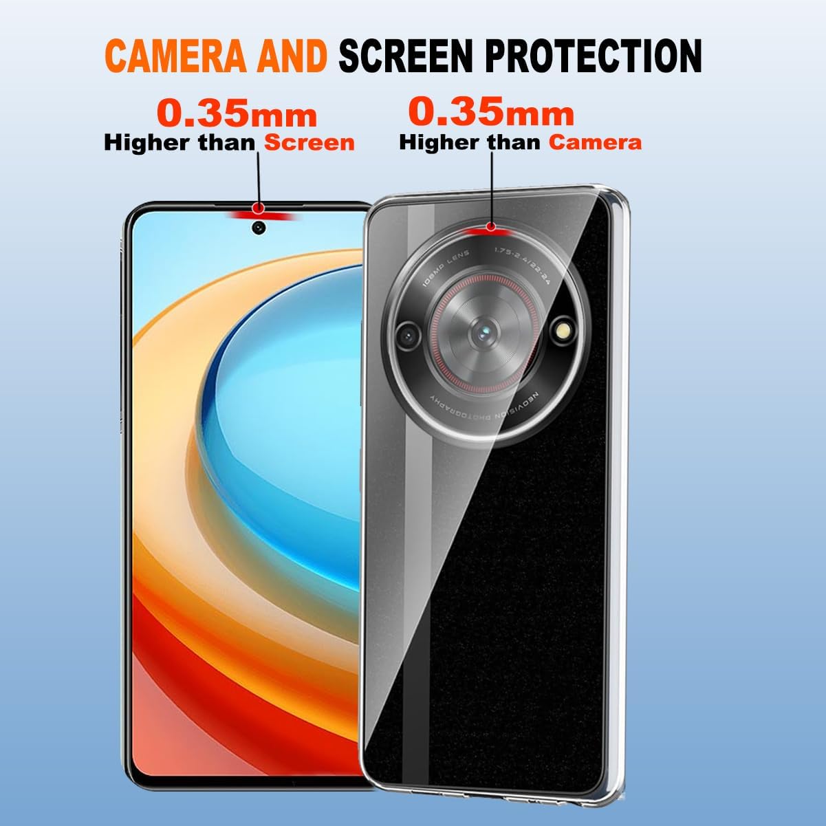 Lyjerry Cover Antiurto per ZTE Blade A75 5G - immagine 3