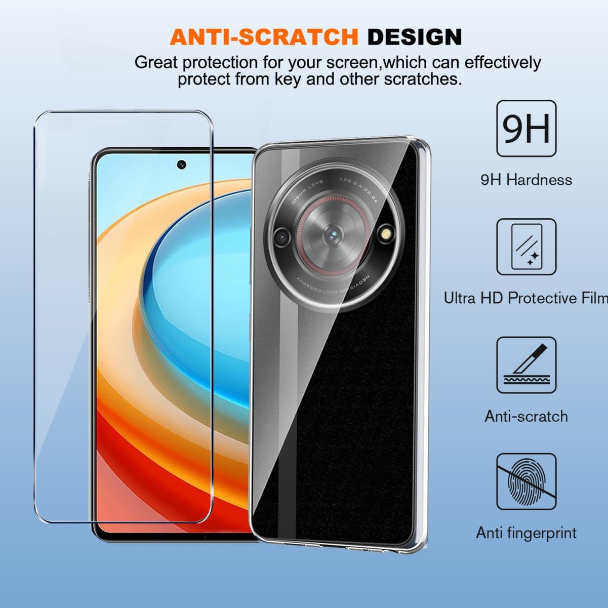 Lyjerry Cover Antiurto per ZTE Blade A75 5G - immagine 4