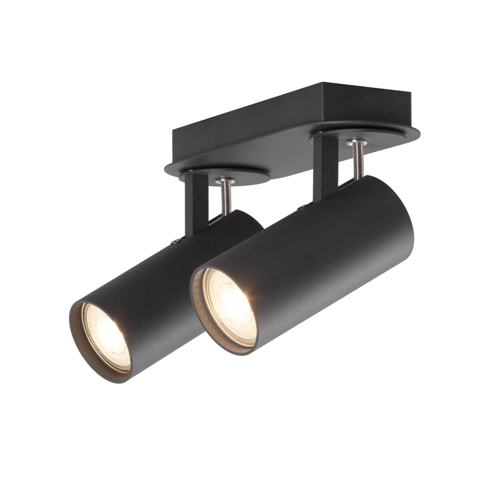 Dawalight Lampadario Faretti LED Soffitto GU10 5W, Nero