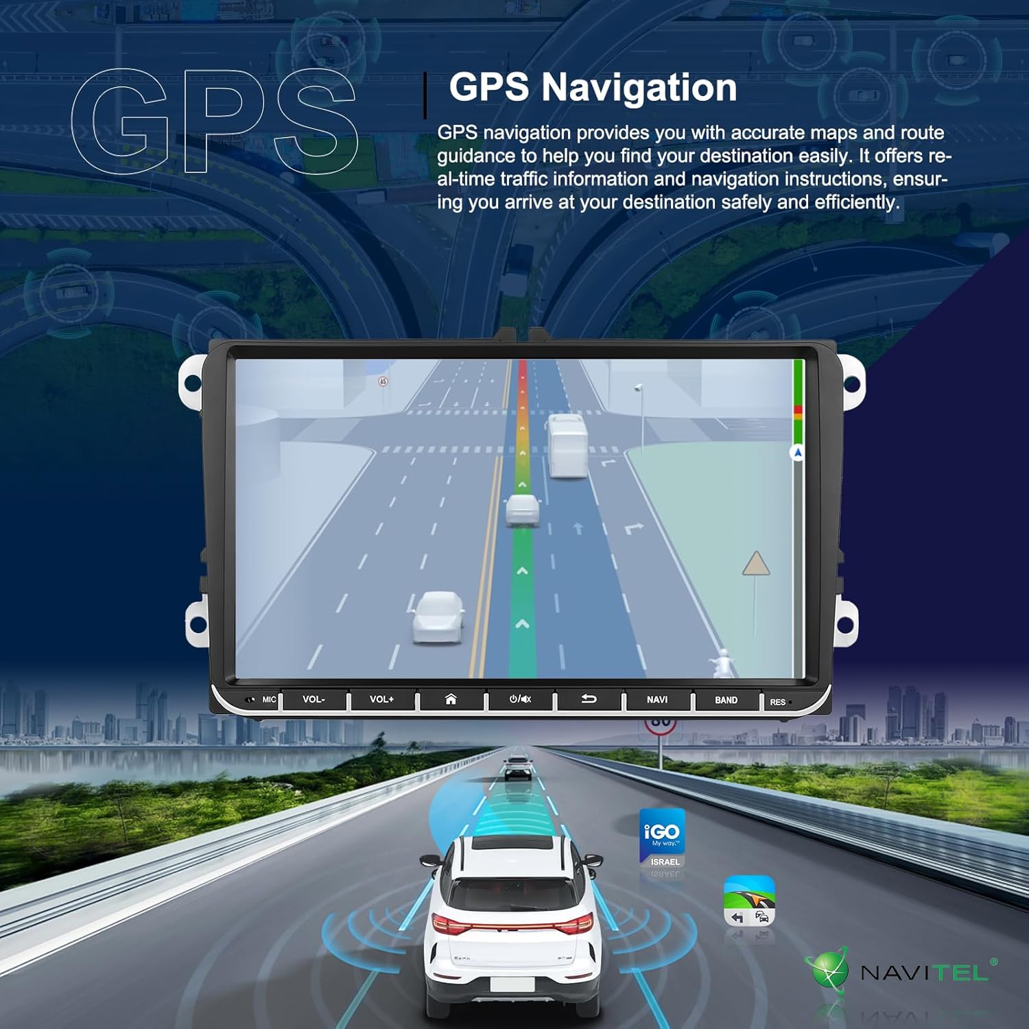 Autoradio Android 15 9'' per VW Golf, Polo, Passat, Tiguan - immagine 7