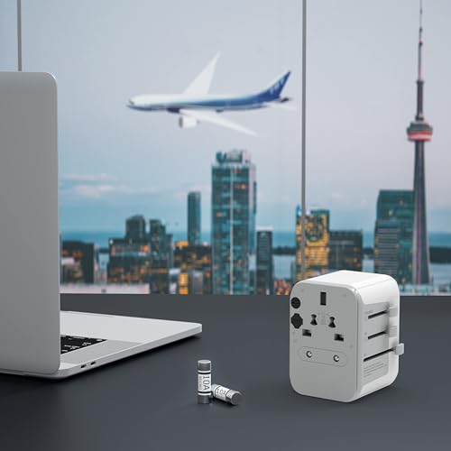TESSAN Adattatore Universale da Viaggio con 3 USB e 1 USB-C - immagine 5