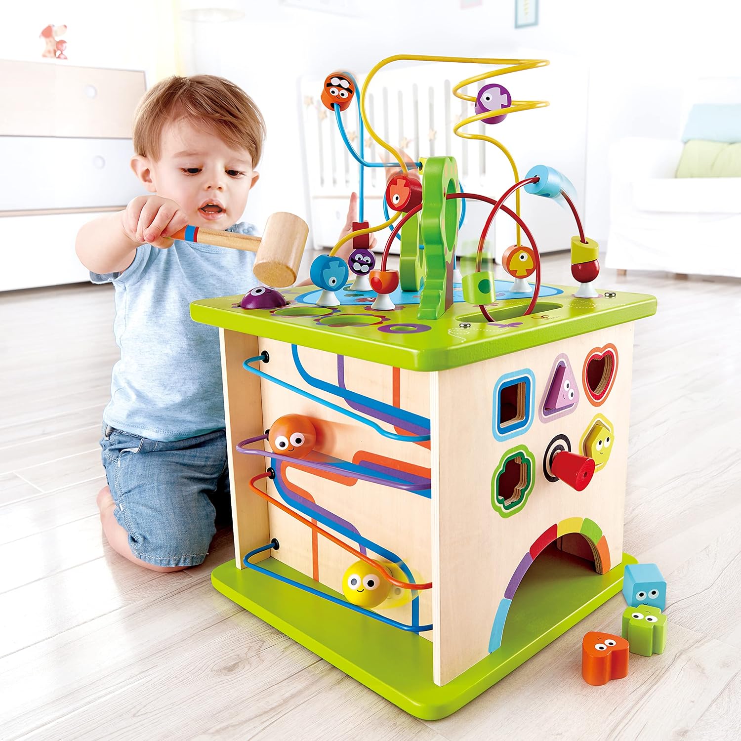 HAPE Cubo Multiattività in Legno per Bambini - immagine 2