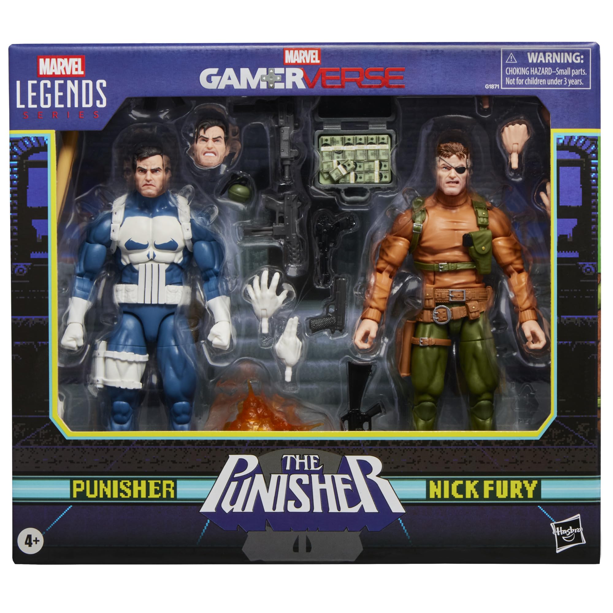 Hasbro Marvel Legends Series - The Punisher e Nick Fury