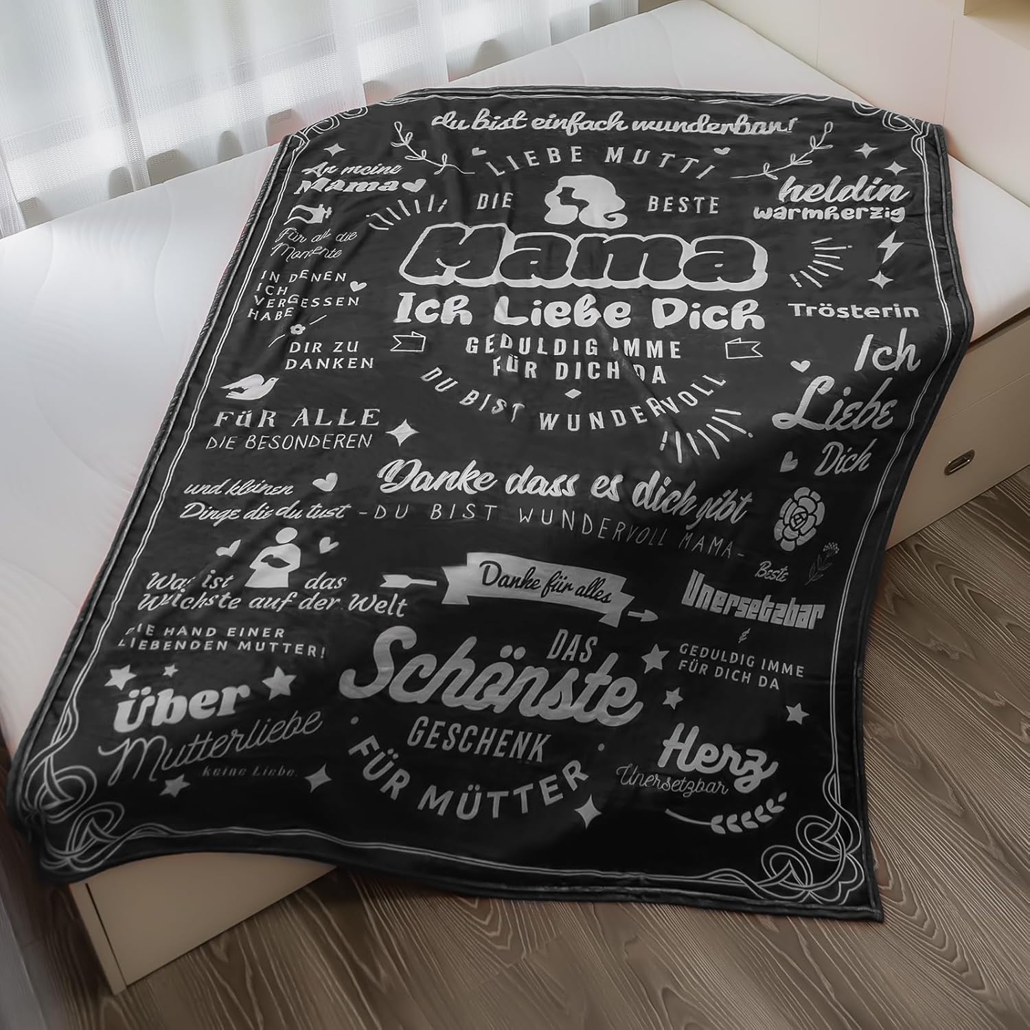 Coperta Regalo di Natale per Mamma 130x180 cm - immagine 5