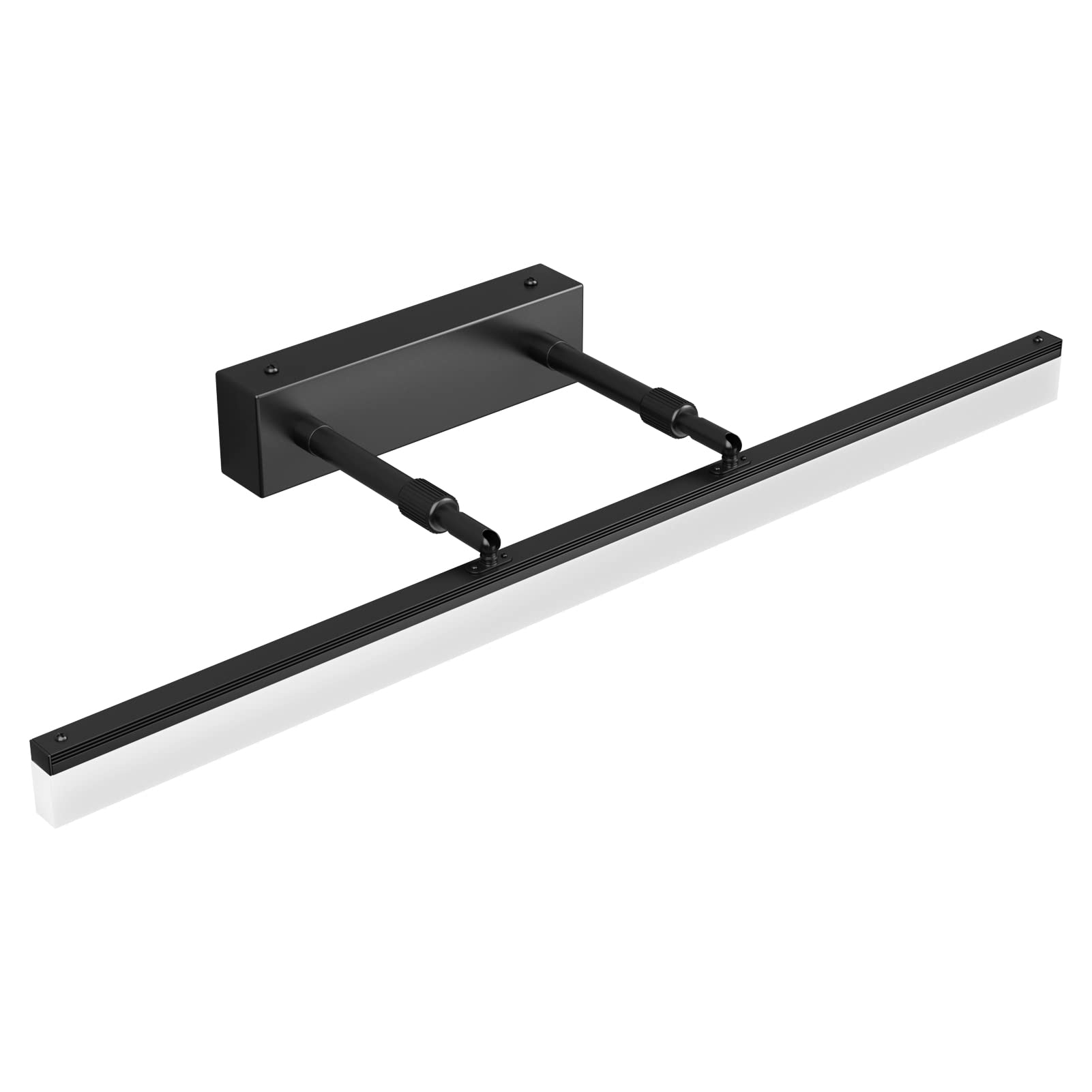 Klighten Lampada per Specchio LED Bagno 60CM 14W, Nero