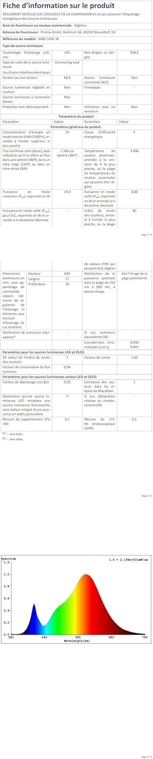 Klighten Lampada per Specchio LED Bagno 60CM 14W, Nero - immagine 10