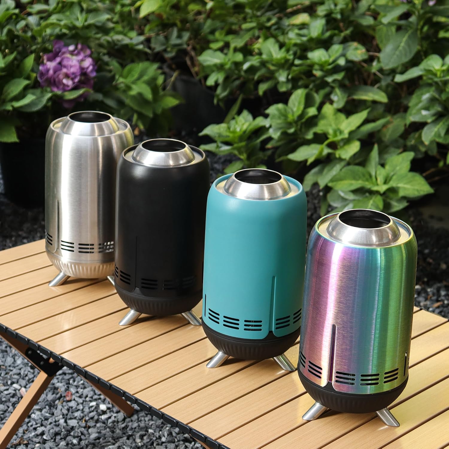 Biggerfire Mini Braciere da Tavolo XL Nero in Acciaio Inox - immagine 6