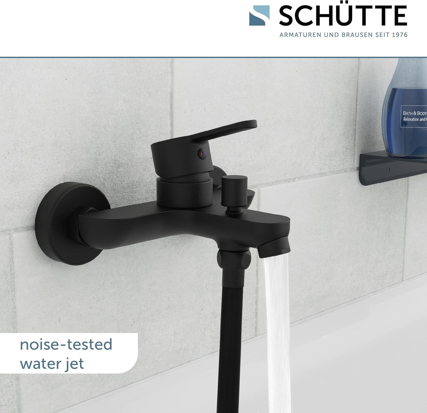 Schütte 44306 DENVER Miscelatore Vasca Nero Opaco - immagine 3