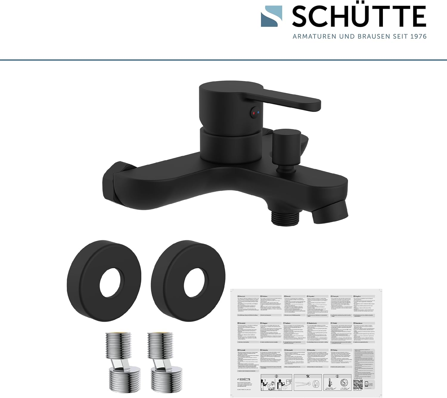 Schütte 44306 DENVER Miscelatore Vasca Nero Opaco - immagine 5