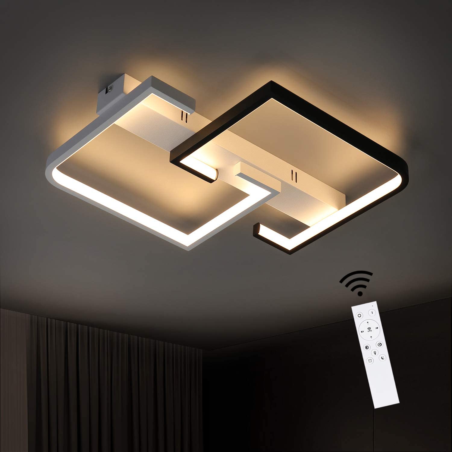 Plafoniera LED Dimmerabile con Telecomando 35W