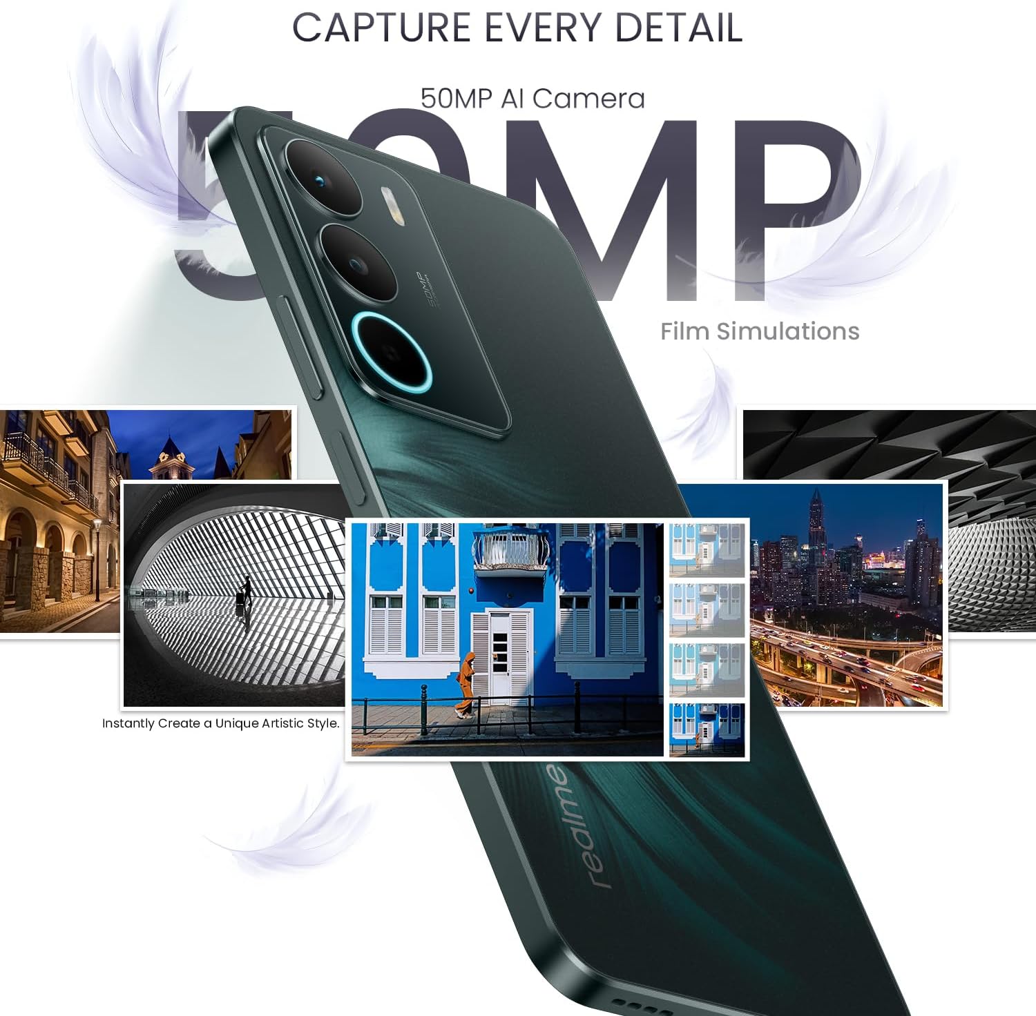 Realme C71 4G Smartphone 8+256GB Gufo del Bosco - immagine 6