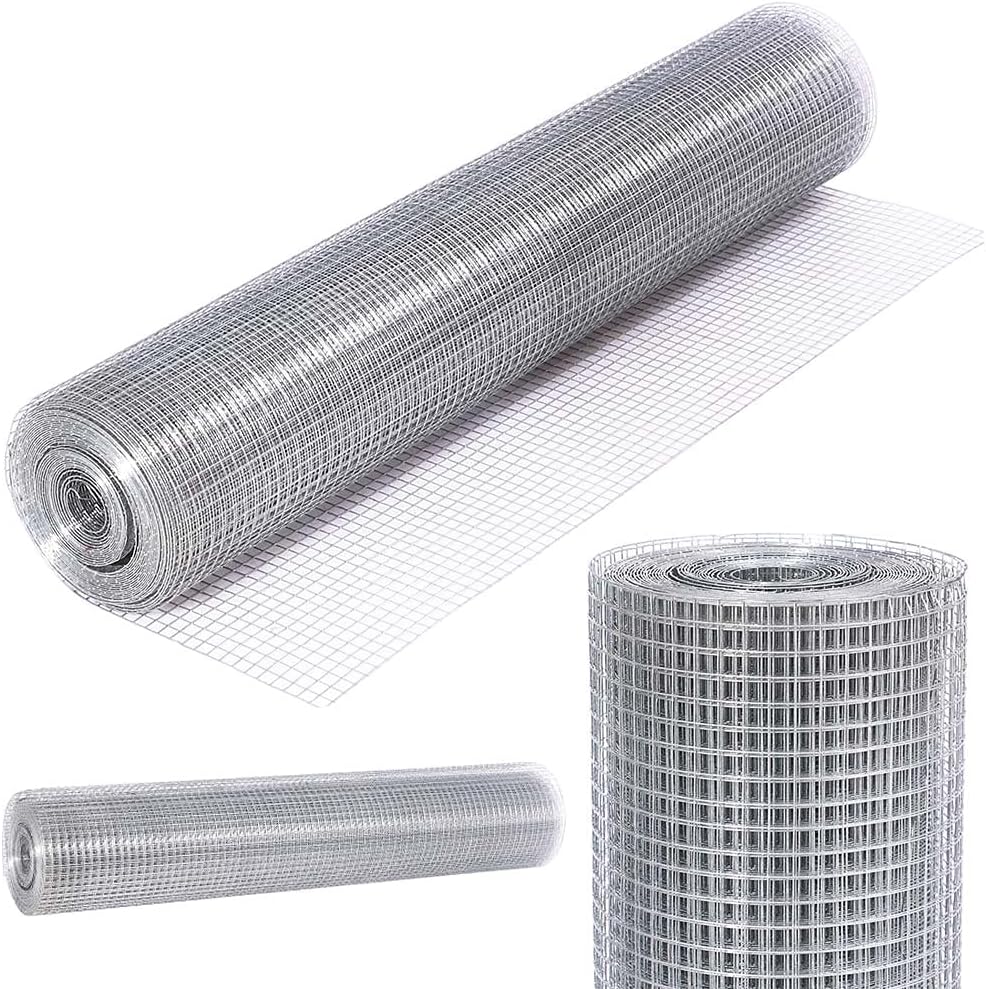 Bakaji Rete Metallica Elettrosaldata Zincata 1x15 MT