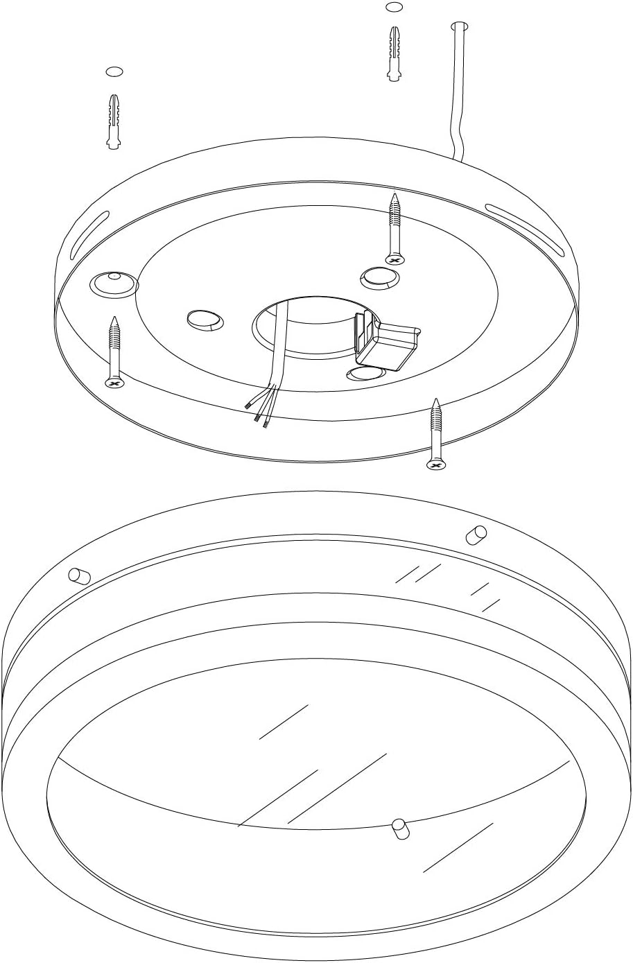Eglo Lampada da Soffitto a LED Parlermo, Cromato - immagine 5