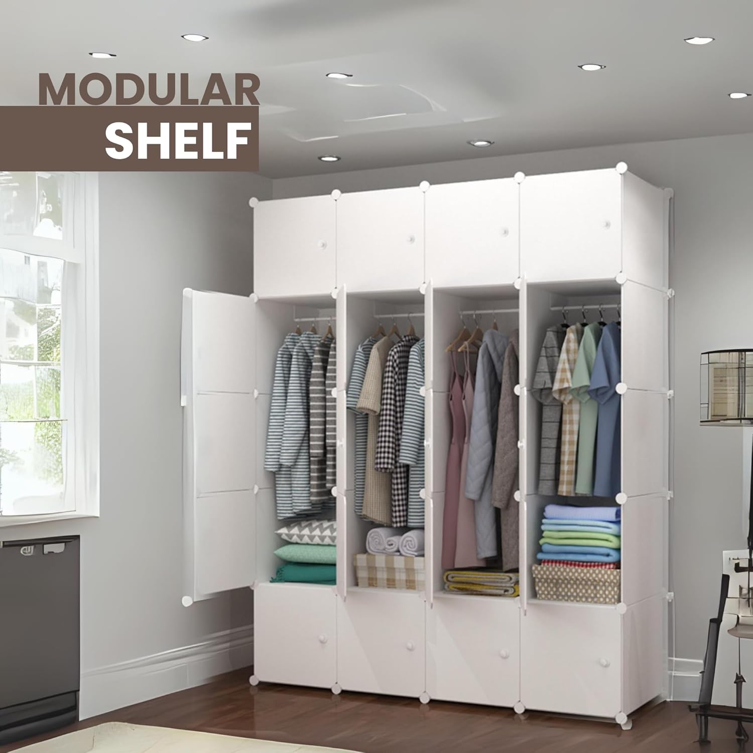 Magic Select Armadio Modulare 20 Moduli, Bianco - immagine 2