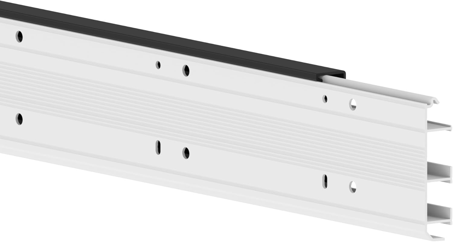 Cable Coach - Battiscopa con Canalina per Cavi 80mm, Nero - immagine 3