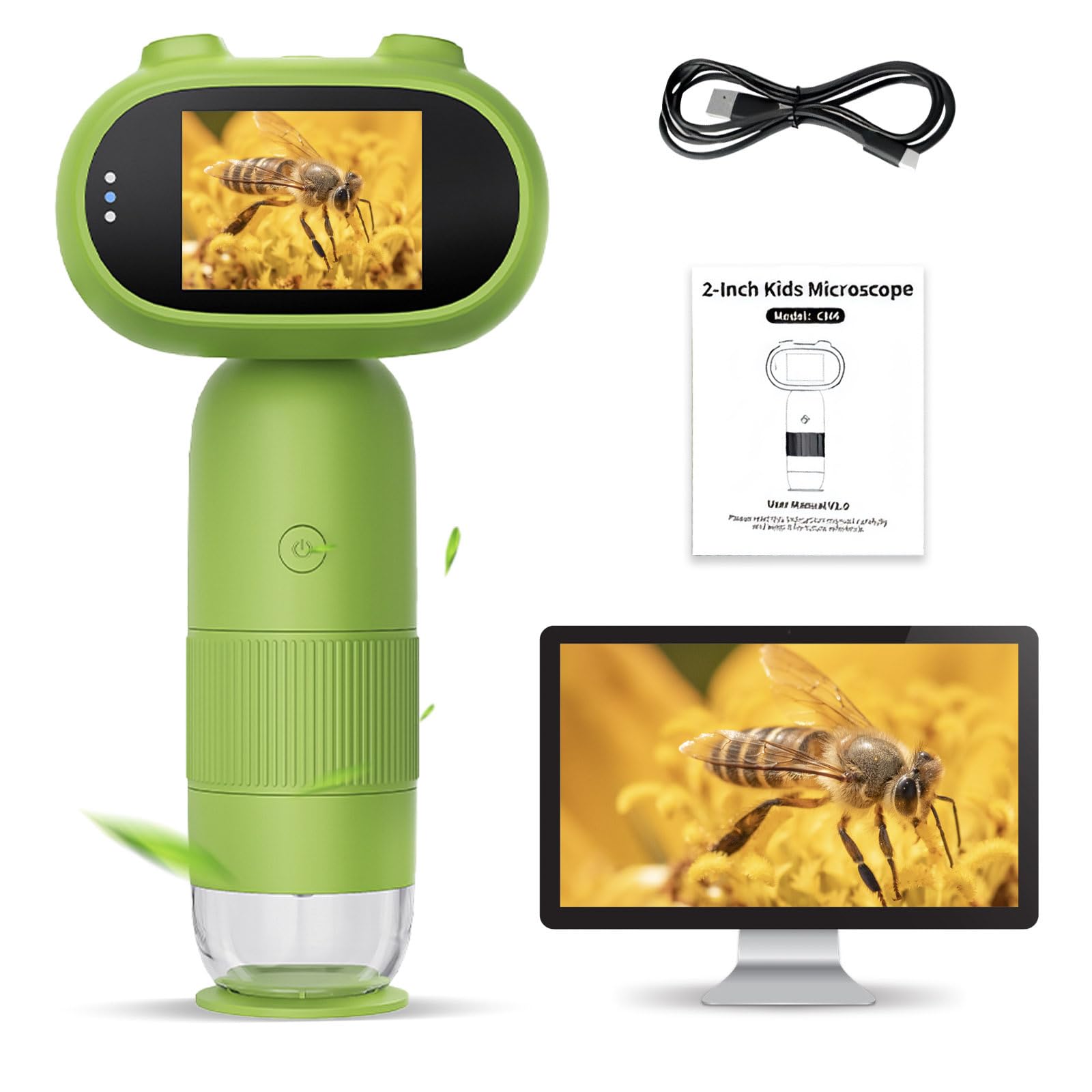 Microscopio Digitale Portatile 1000X per Bambini