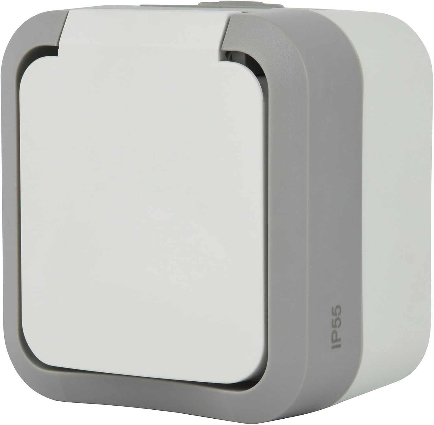 Electraline 615812 - Presa Schuko (2P + T) 16A Outdoor IP55 Hypro