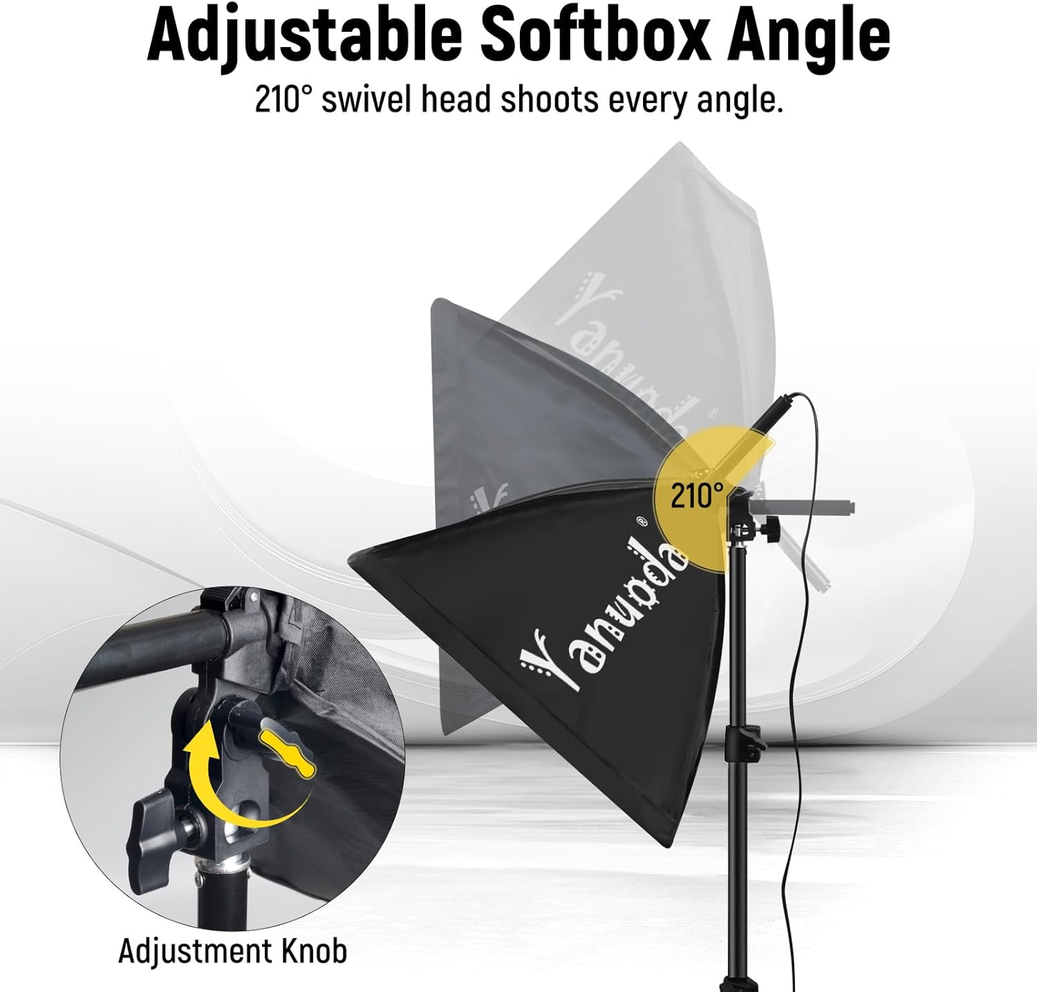 Kit Softbox LED 40x40cm con Telecomando - immagine 7