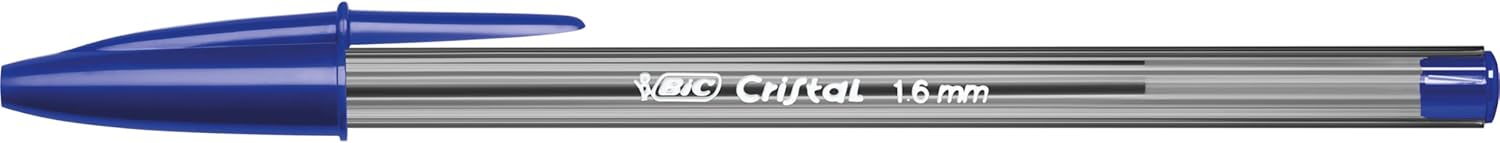 Bic Penne Blu a Sfera Cristal Large 1.6 mm (50 pz) - immagine 3