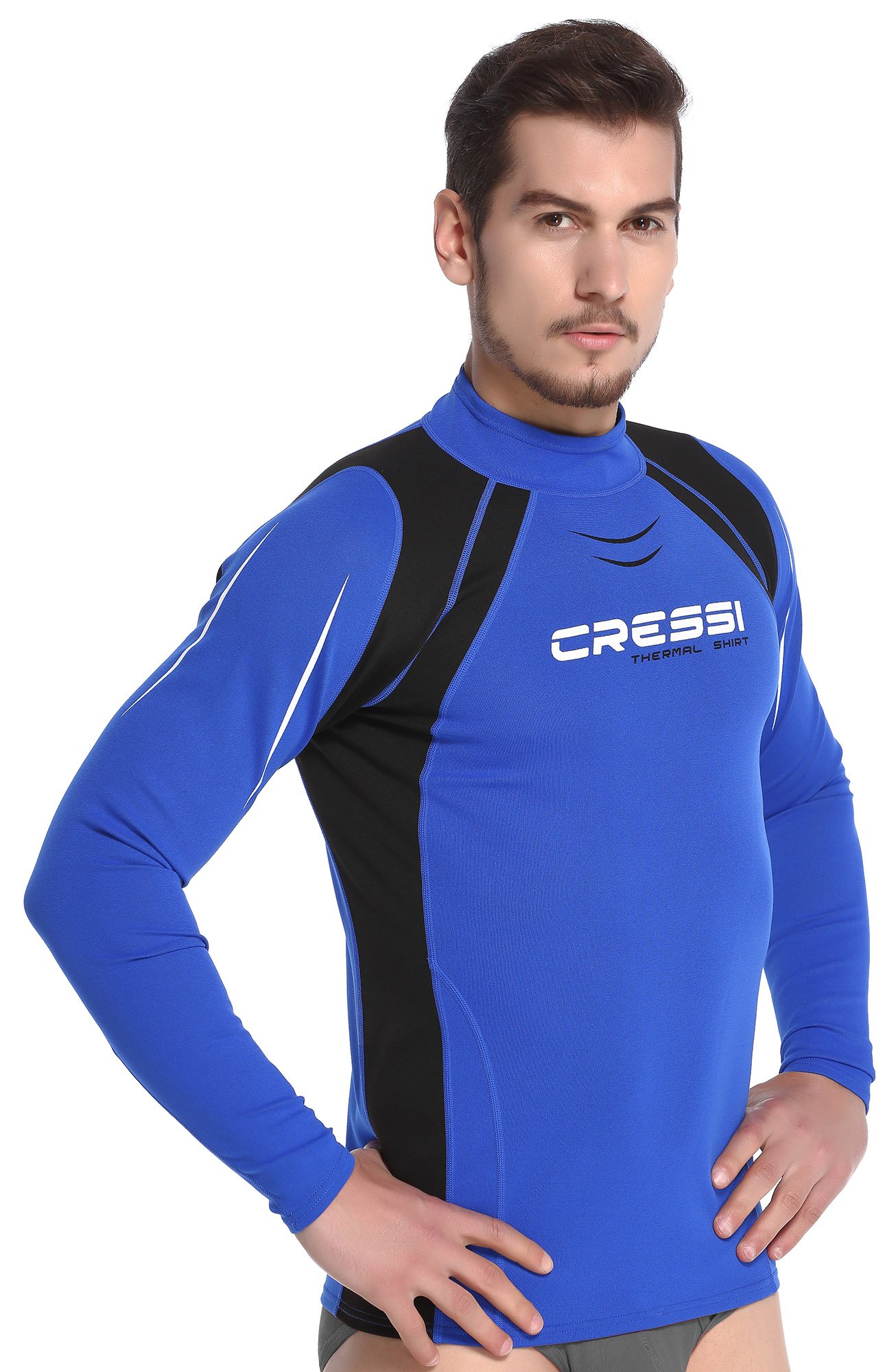 Cressi Thermo Vest LS Man - T Shirt Termica Maniche Lunghe Uomo