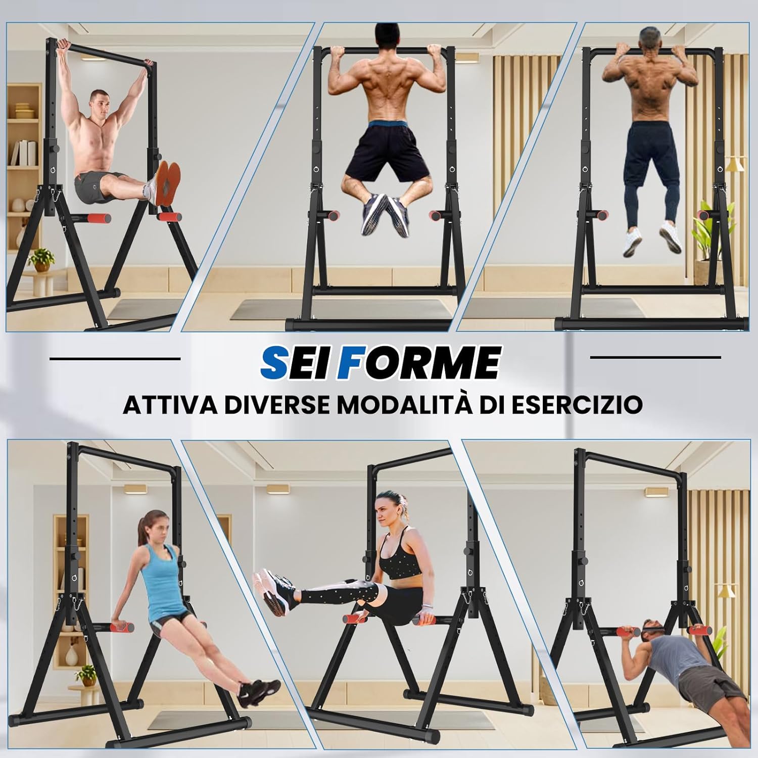 Dobests Power Tower Dip Station Pieghevole - immagine 5