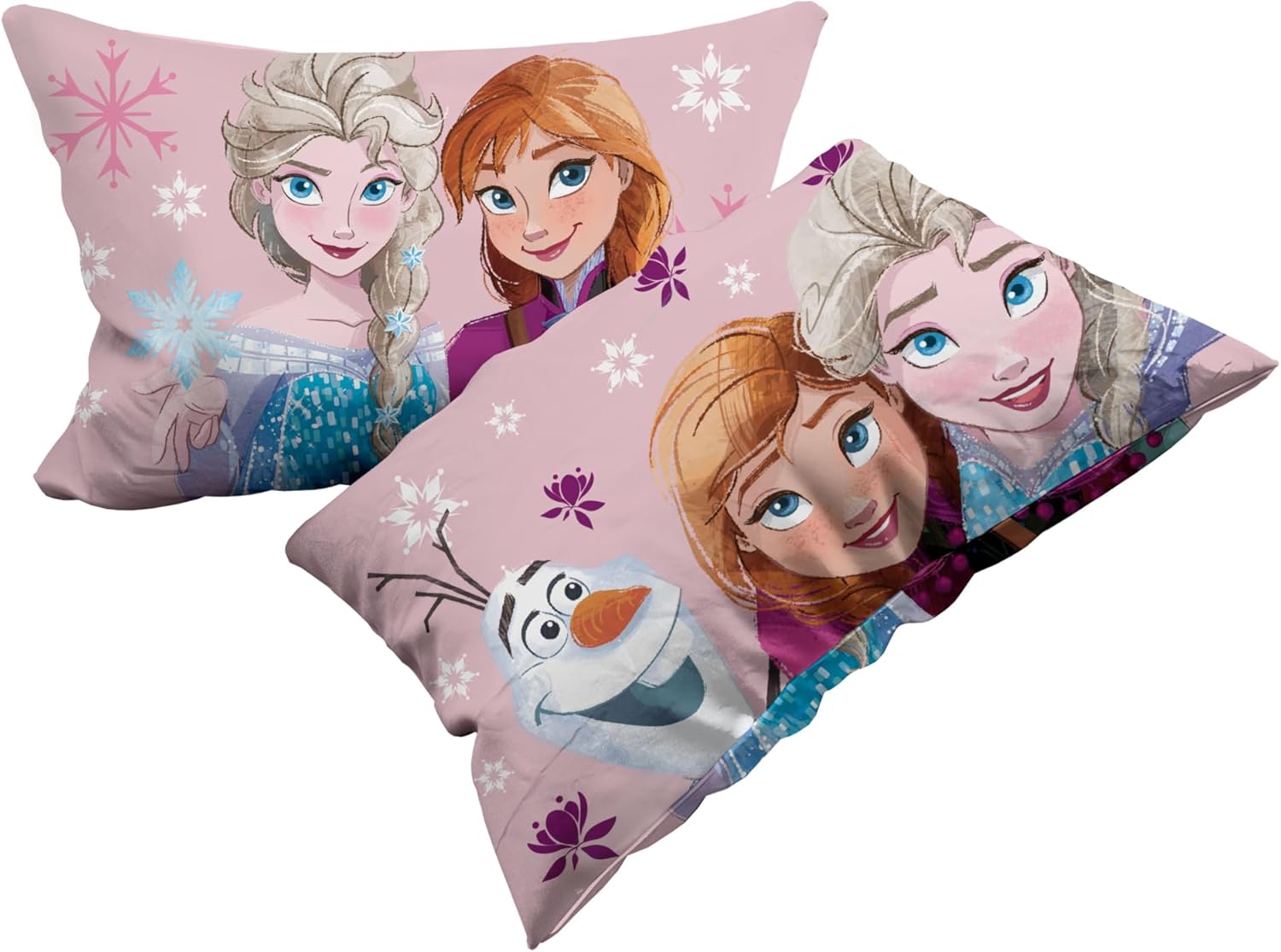 Frozen Set Lenzuolo Letto Singolo Disney, Rosa - immagine 3