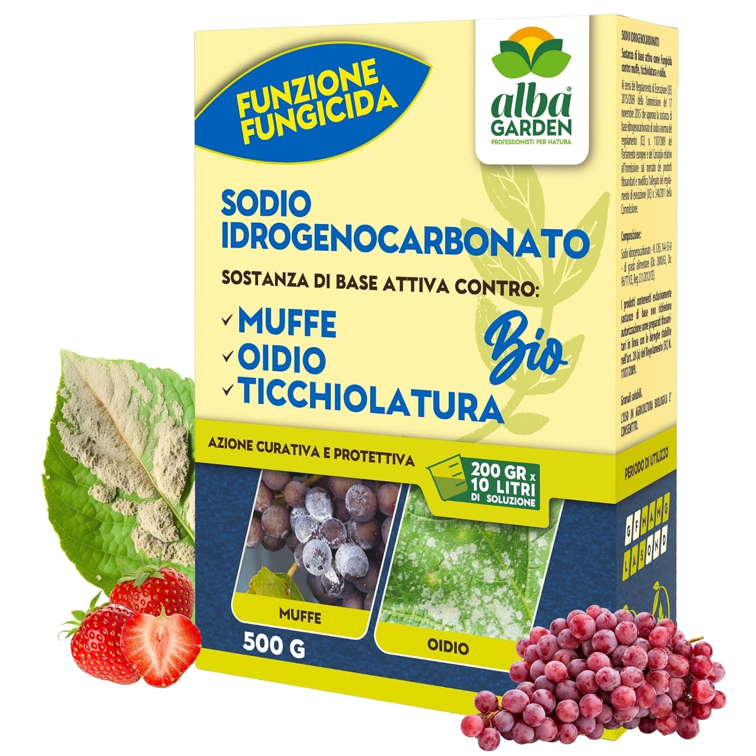 Albagarden Sodio Idrogenocarbonato 500gr - immagine 1