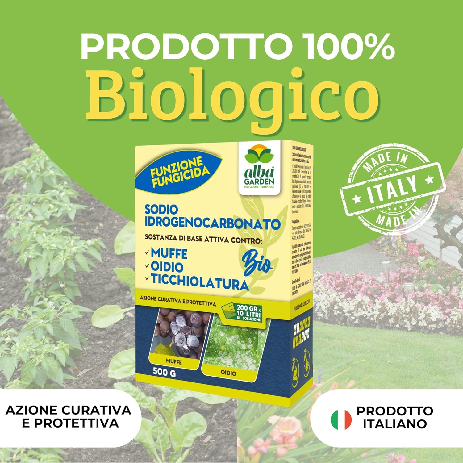 Albagarden Sodio Idrogenocarbonato 500gr - immagine 2