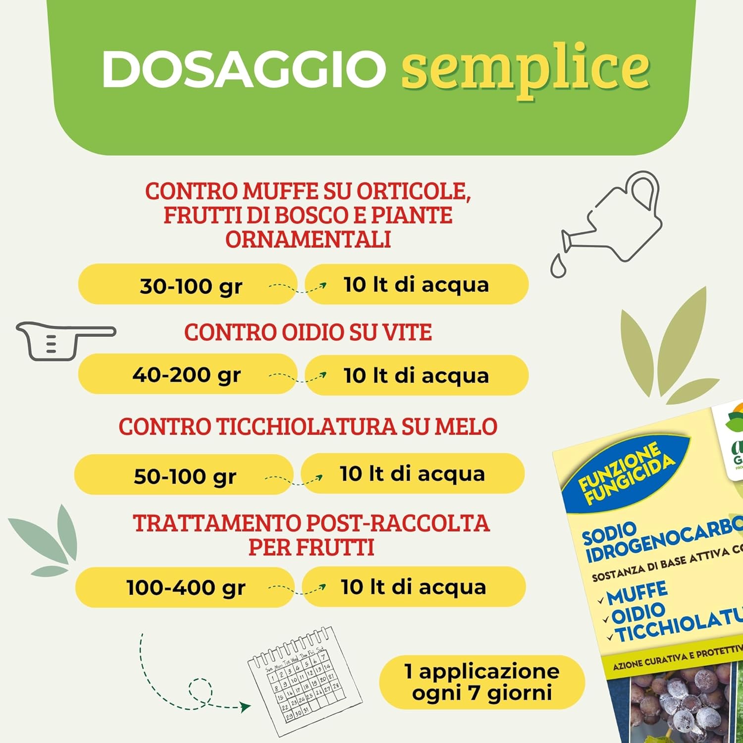 Albagarden Sodio Idrogenocarbonato 500gr - immagine 3