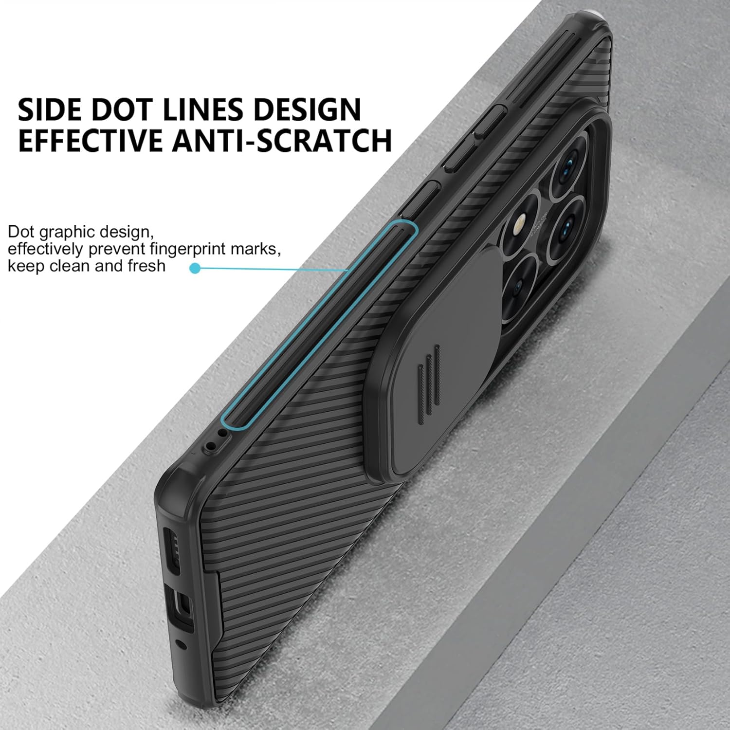 Aroyi Cover per Xiaomi Redmi Note 14 Pro Plus 5G - Nero - immagine 6