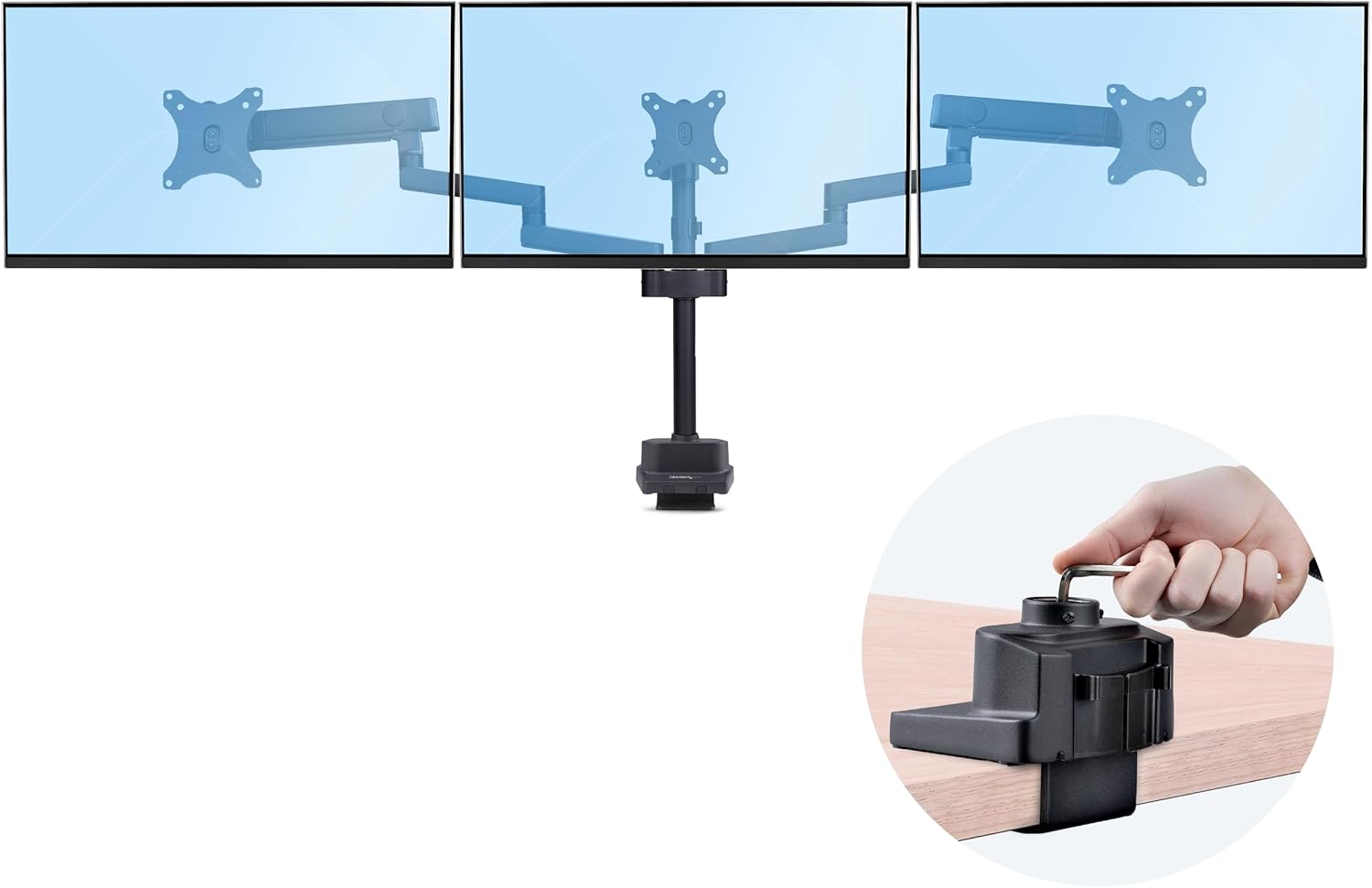 Startech.com Supporto per Tre Monitor 27″ - immagine 1