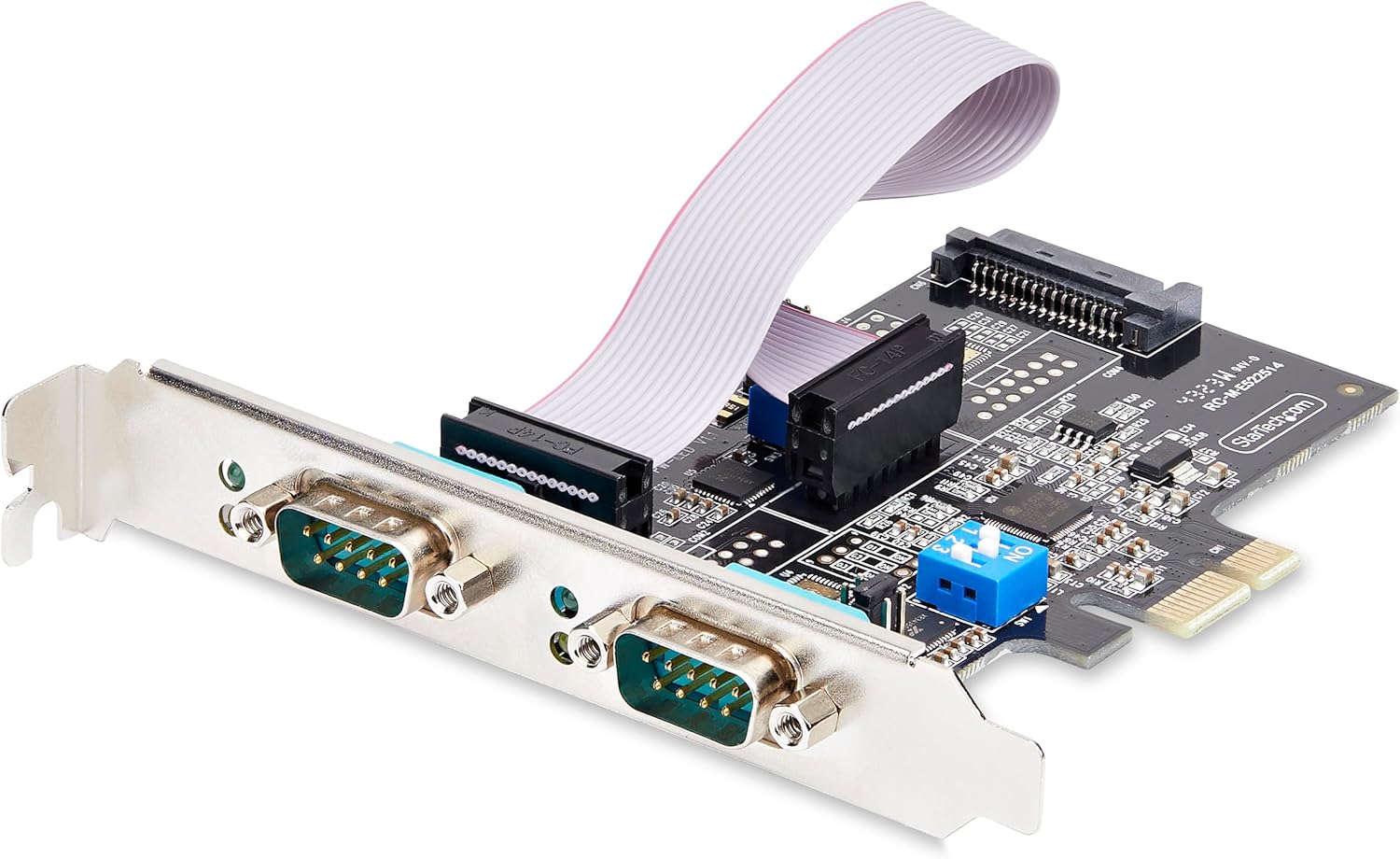 Startech.com Scheda Seriale PCIe a 2 porte RS232/RS422/RS485 - immagine 1