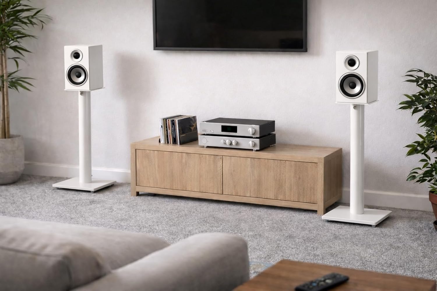 Sonorous SP100-40 Supporti Diffusori 40cm, Bianco - immagine 4