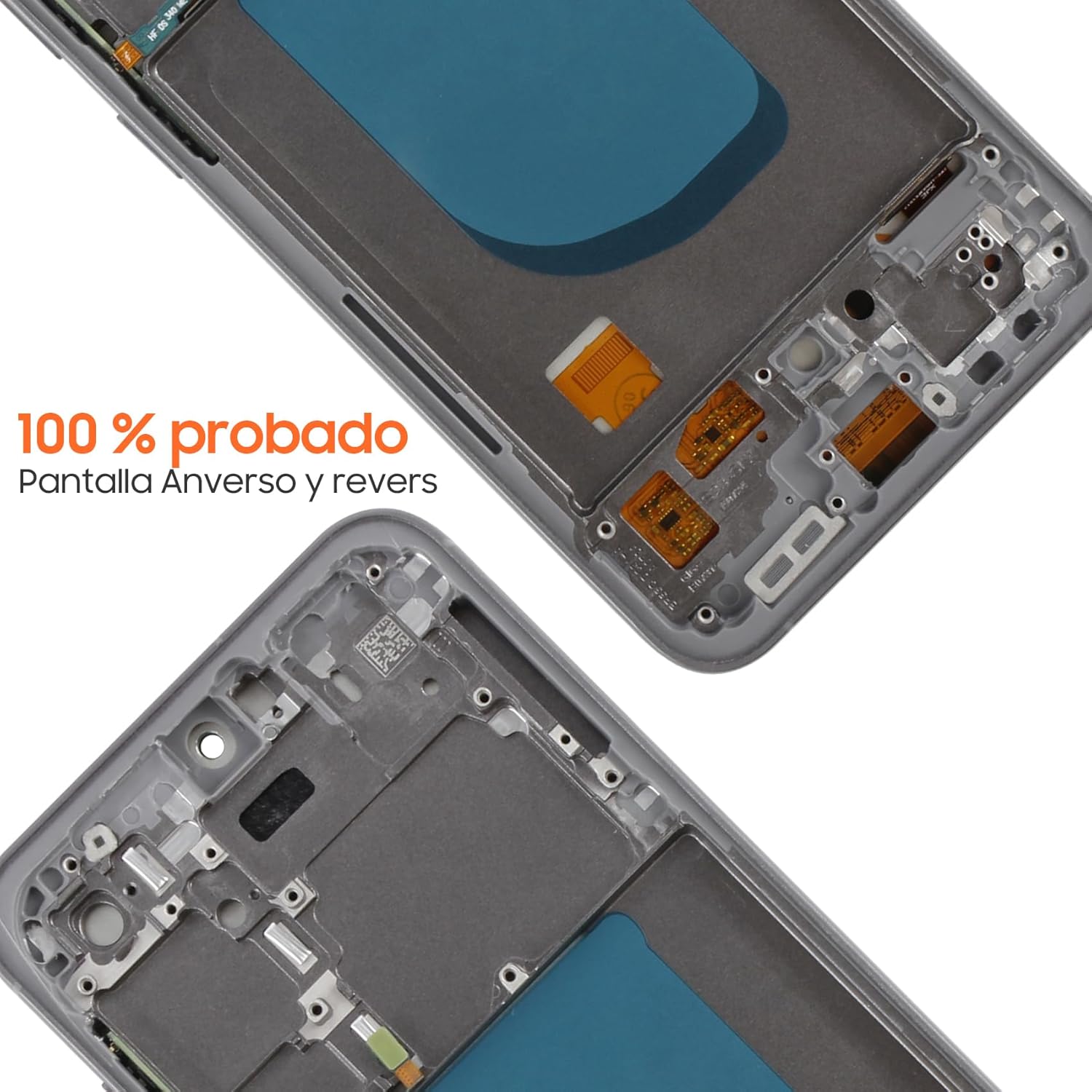 AGCUT Display LCD per Samsung S23 FE 6,4 Pollici, Nero con Telaio - immagine 5