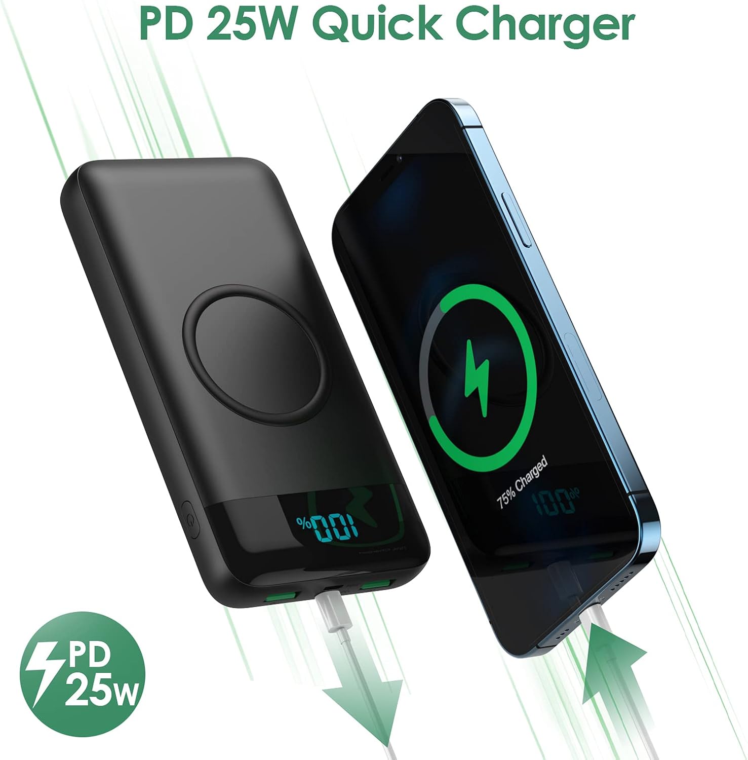 Iposible Power Bank Wireless 26800 mAh 25W PD3.0 - immagine 4