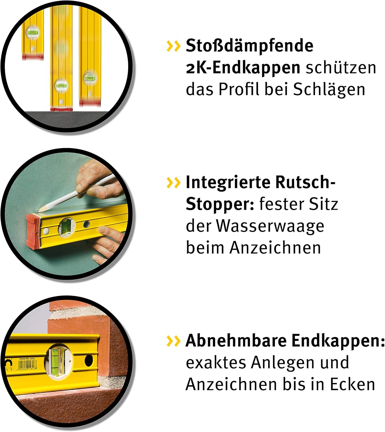 Stabila Nivel 196-2 LED, Multicolor, 120cm - immagine 6