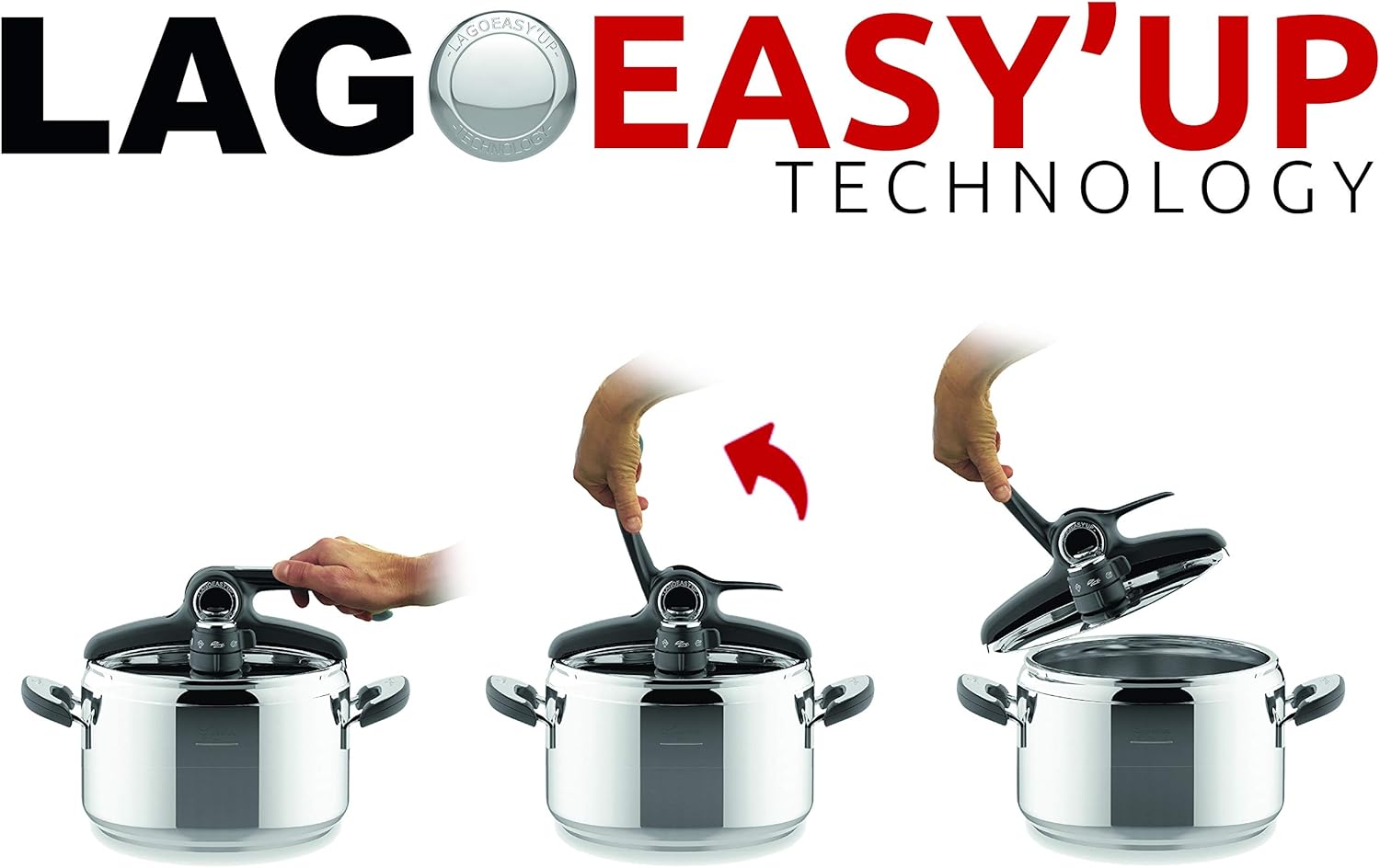 Lagostina Briosa LagoeasyUp - Pentola a Pressione 3,5L - immagine 2