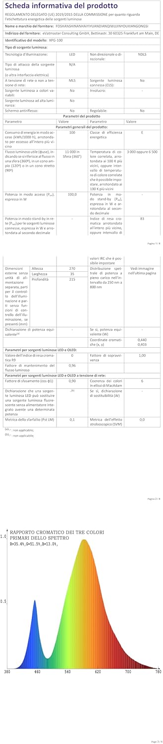 RIGIDON Faretto LED da Esterno con Spina 2x 100W - immagine 10