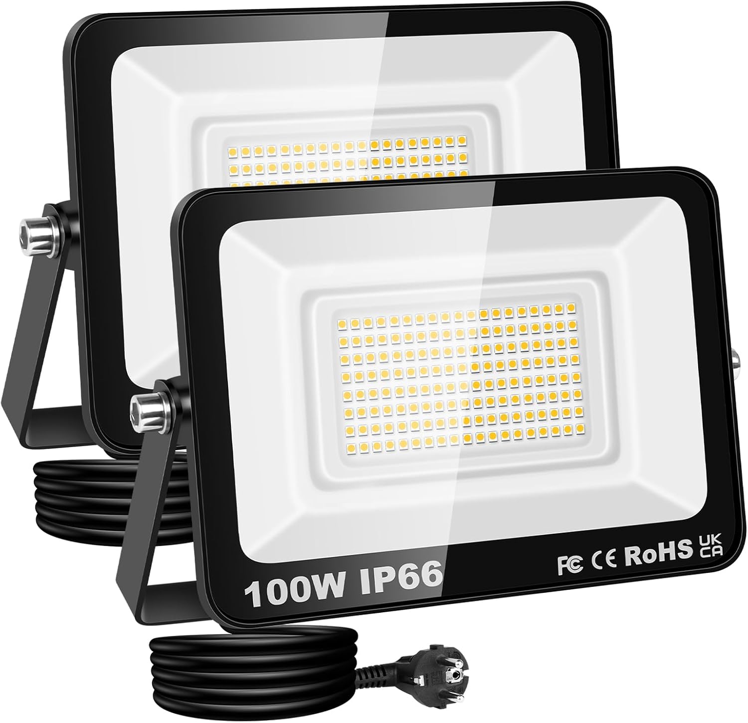 RIGIDON Faretto LED da Esterno con Spina 2x 100W - immagine 1