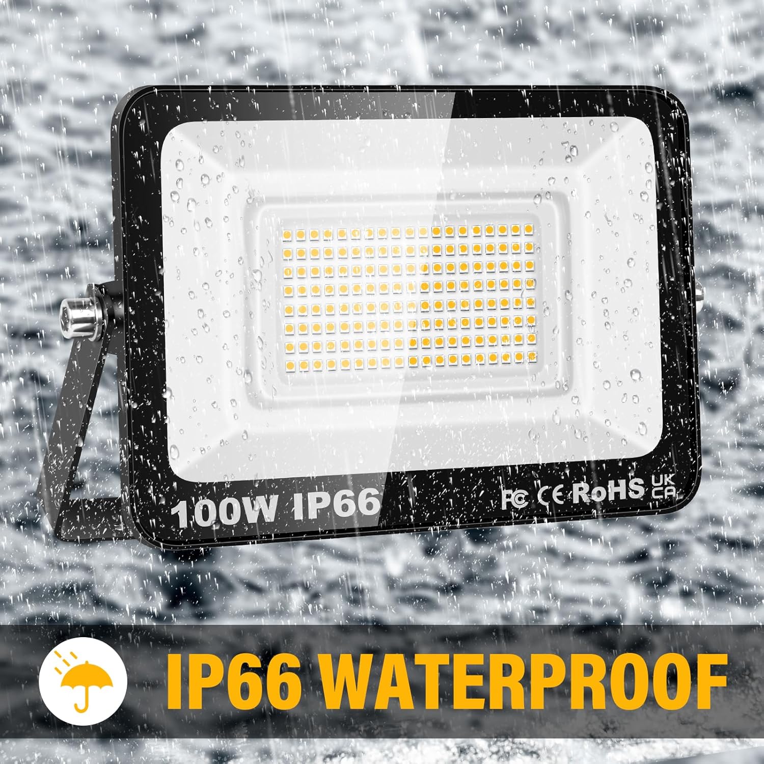 RIGIDON Faretto LED da Esterno con Spina 2x 100W - immagine 4