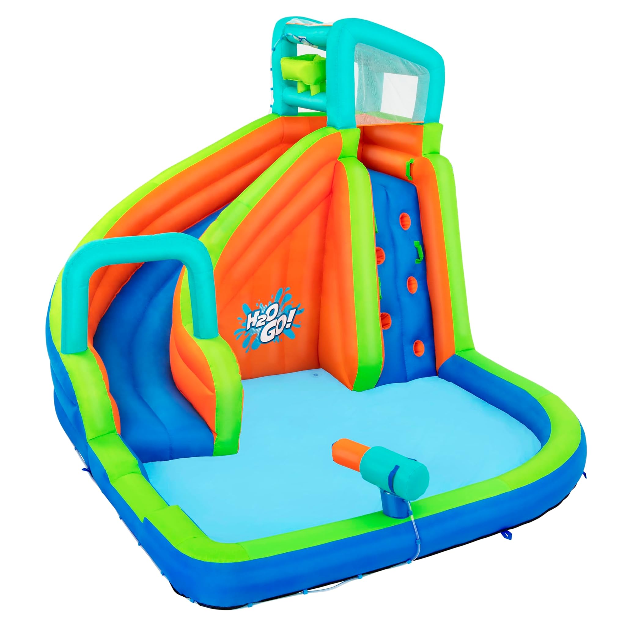 Bestway 53408 Parco acquatico gonfiabile H2OGO! Turbo Splash 2,70 m, multicolor