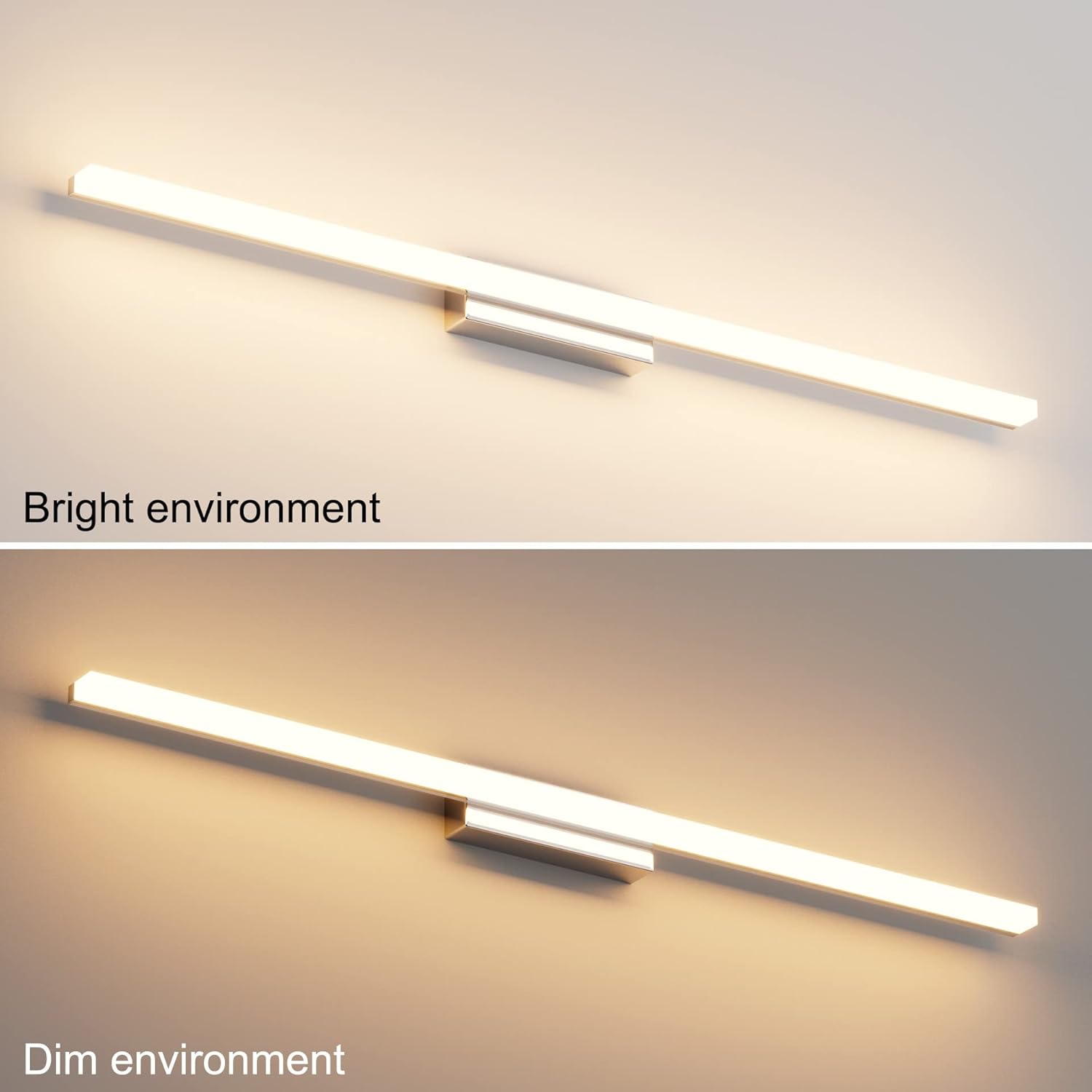 Klighten Lampada da Specchio Bagno 20W 90cm, IP44 - immagine 3