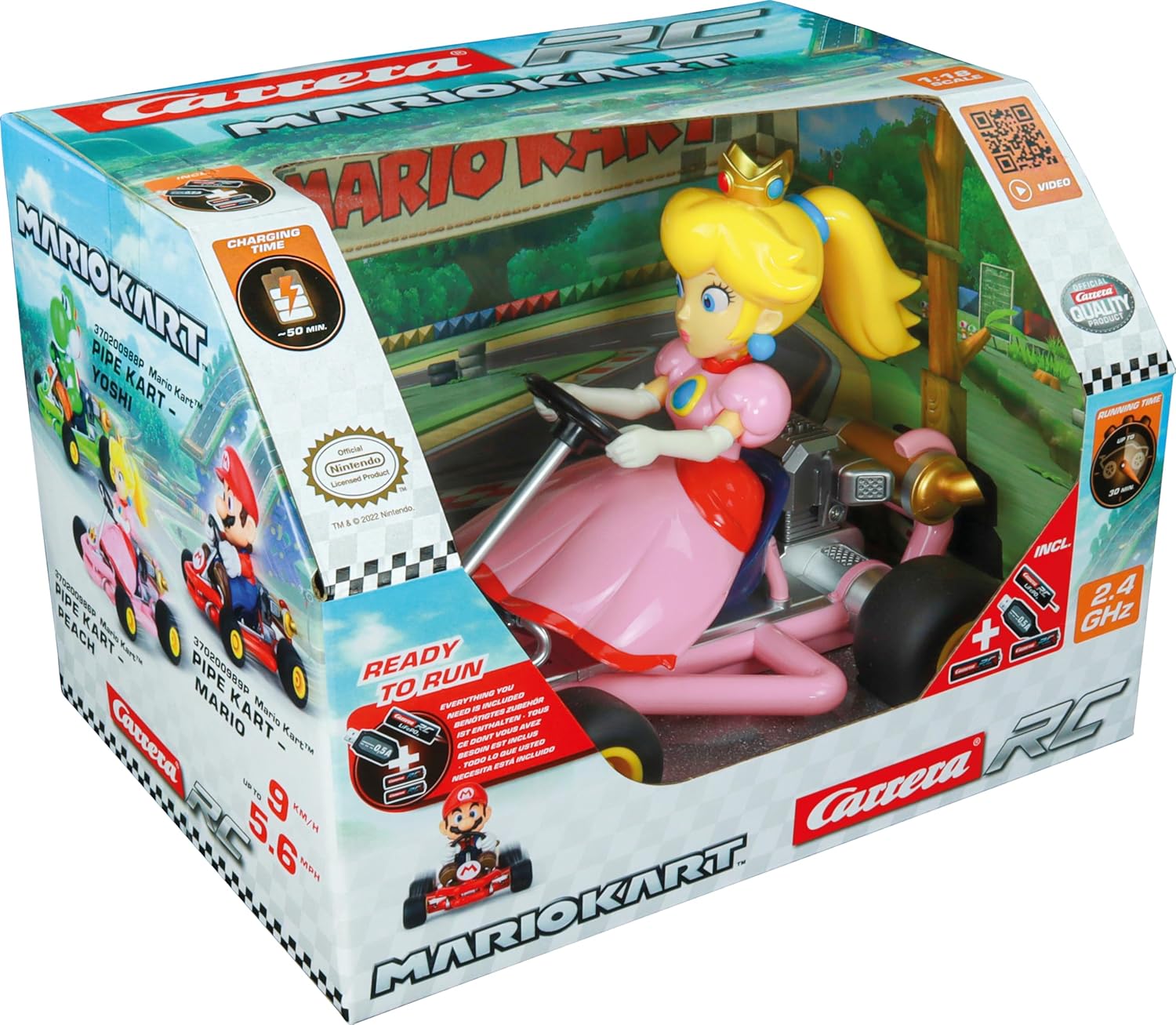 2,4GHz Mario Kart(TM) Pipe Kart, Peach - immagine 9