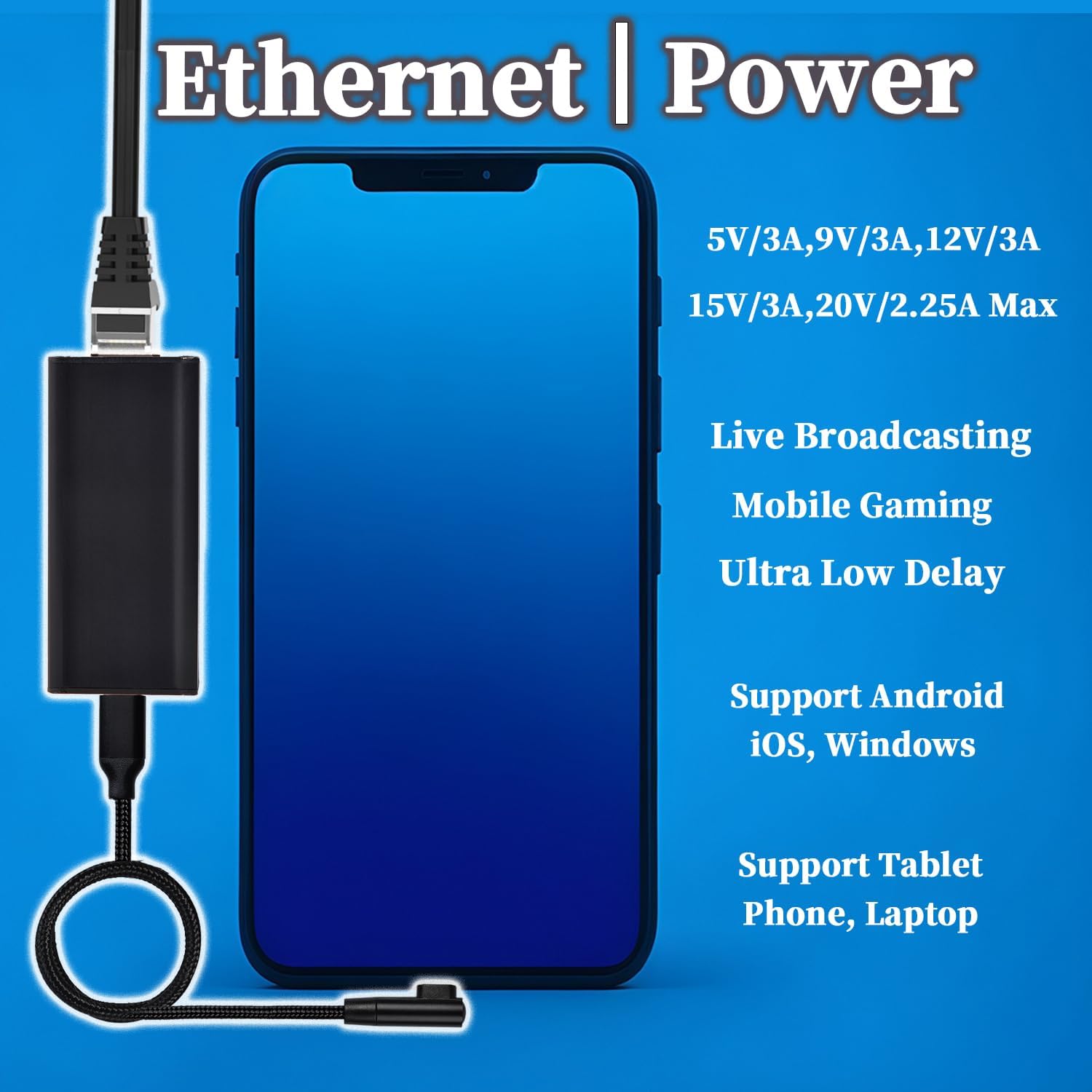 Revodata Convertitore PoE a USB-C 45W - immagine 5