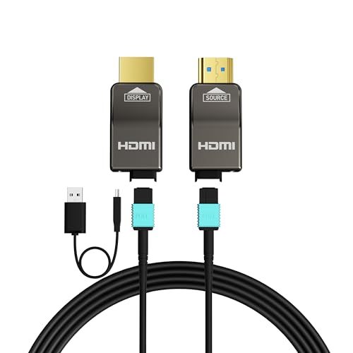 Ruipro Cavo HDMI 2.1 Fibra Ottica 10M 48 Gbps