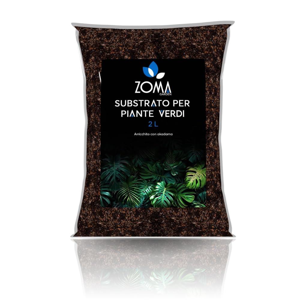 ZOMA Terriccio Piante Verdi di Qualità Superiore 2 Litri