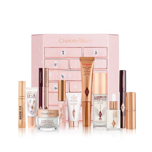 Charlotte Tilbury CHARLOTTE'S DIAMOND CHEST OF BEAUTY STARS 12 PORTE CALENDARIO AVVENTO 600 grammi